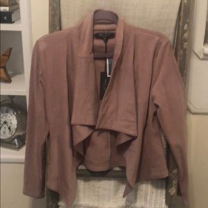 Soft millennial pink Moto jacket